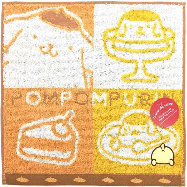 【5個セット】 ハヤシ 林 ポムポムプリン プチタオル パフェ 057536 キャラクタータオル ミニタオル ハ..