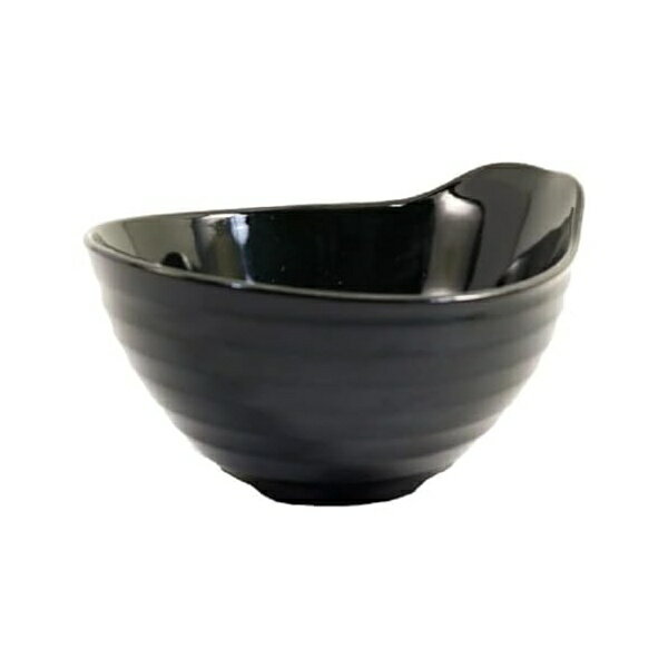 【5個セット】 アサヒコウヨウ アサヒ興洋 とんすい お椀 小鉢 墨色 12.5cm 陶器感 筋入形状 食洗機対..