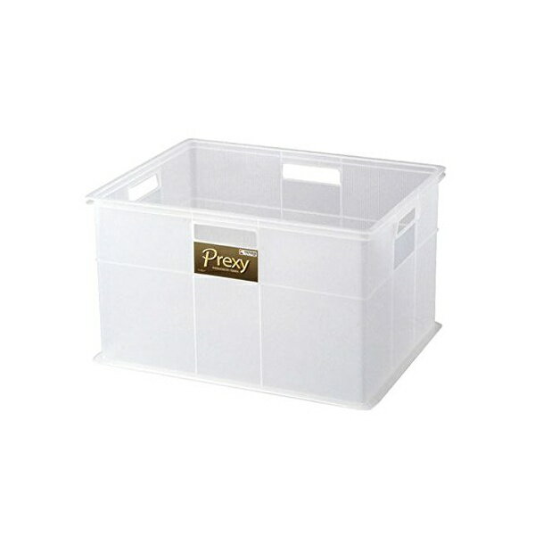 テンマ 天馬 積み重ねられる収納ボックス 日本製 プレクシー LL B4 カラーボックスに入る収納ケース コンテナ プラケース 幅45×奥行35×高さ26cm(3.0)