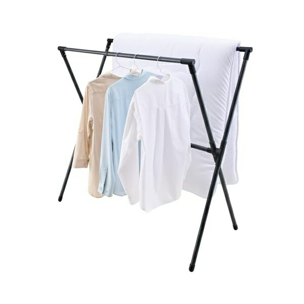 テンマ 天馬 洗濯物干し 屋外 布団干し 伸縮式布団2枚干しX型 簡単組立 サビにくい 物干しスタンド ベ..
