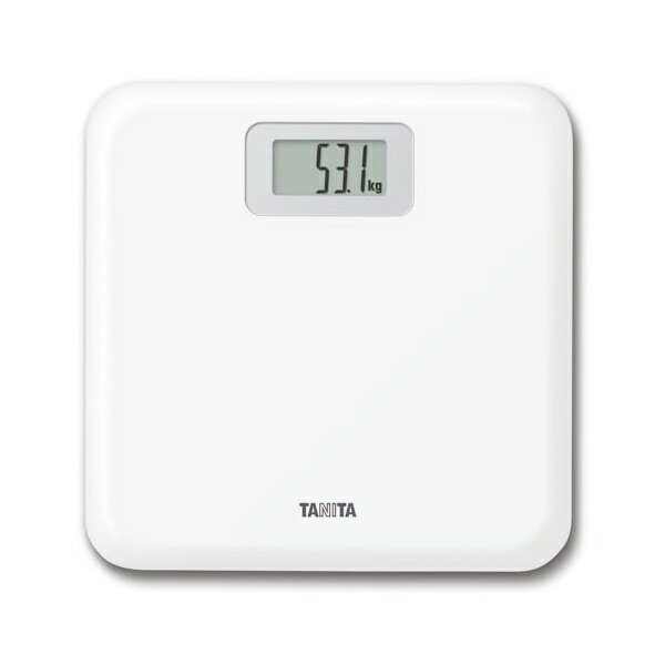 タニタ TANITA 体重計 ヘルスメーター デジタル シンプル コンパクト 乗るだけスイッチオン ホワイト H..