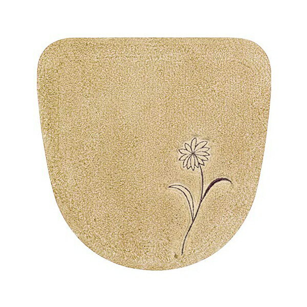 センコー スウェイ トイレ ふたカバー 洗浄用 ベージュ 花 刺繍 モダン 19508