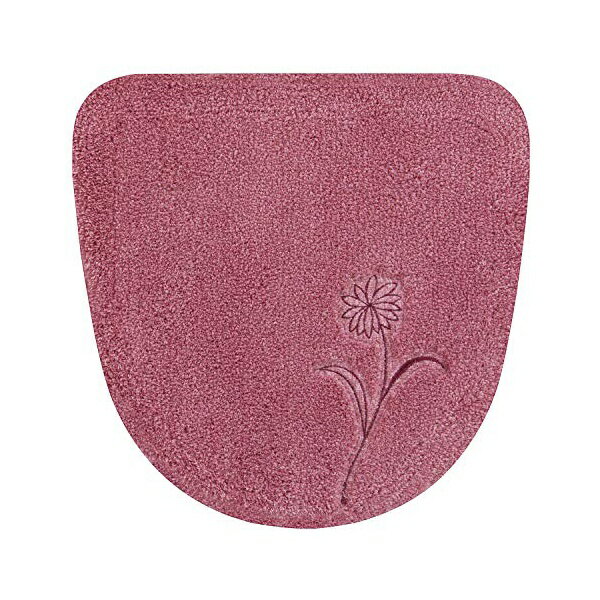 センコー スウェイ トイレ ふたカバー 洗浄用 ピンク 花 刺繍 モダン 19510