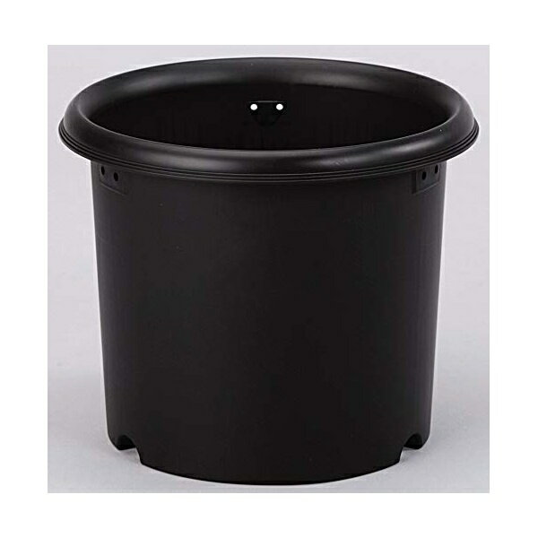 グリーンパル 菊鉢 7号 黒 容量:約4.5L