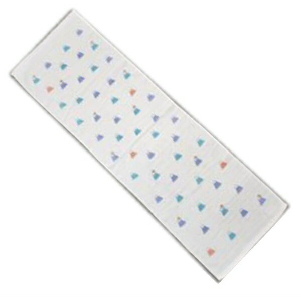 【2個セット】 ハヤシ いろはにほへと フェイスタオル 片面ガーゼロングタオル/富士山