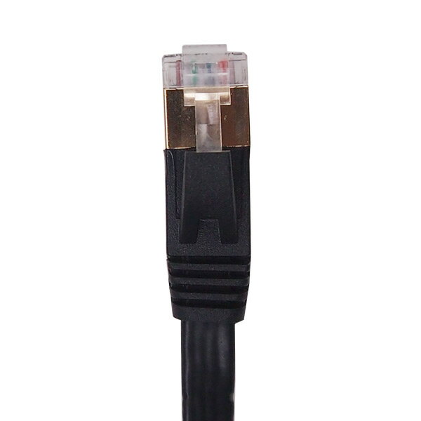 LANケーブル 10m CAT7 フラット ストレート イーサネットケーブル RJ45 ツメ折れ防止 黒 白 送料無料 当日出荷 安心 1年保証 業務用 企業向け カテゴリー7 ランケーブル 爪折れ防止 LAN CAT7準拠 スーパーフラット ブラック ホワイト やわらか 高速 PS5 PS4 Gig 2