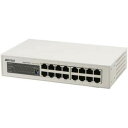 バッファロー LSW5-GT-16NSR Giga スイッチングHub 金属筺体/電源内蔵 16ポート 送料無料