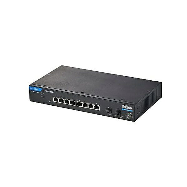 エレコム EHB-SX2B08F レイヤー2 10Gマルチギガ対応 Webスマートスイッチ