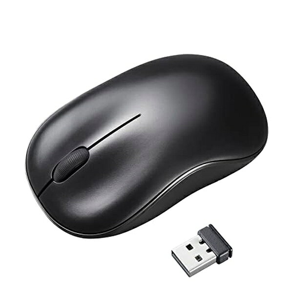 サンワサプライ MA-WB312BK ワイヤレスブルーLEDマウス(ブラック)