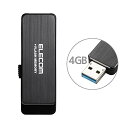 USB3.0フラッシュ 4GB AESセキュリティ機能 ブラック MFENU3A04GBK エレコム(ELECOM) Elecom