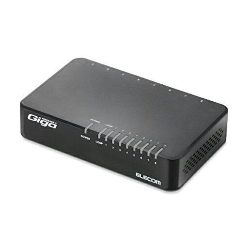 エレコム EHC-G08PA2-B ELECOM スイッチングハブ ギガビット対応 8ポート AC電源 ネットワーク機器 ブラック エコ省電力タイプ 電源外付け マグネットなし パソコン 電源外付モデル プラスチック筐体 ループ検知機能搭載 小型 パソコン周辺機器 ギガビット 送料無料 エレコム EHC-G08PA2-B ELECOM スイッチングハブ ギガビット対応 8ポート AC電源 ネットワーク機器 ブラック エコ省電力タイプ 電源外付け マグネットなし パソコン 電源外付モデル プラスチック筐体 ループ検知機能搭載 小型 パソコン周辺機器 ギガビット 送料無料