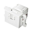 サンワサプライ CAT6JIS対応RJ-45モジュール LA-FP-MJ6 情報コンセント用RJ-45モジュール(CAT6・JIS対応) 送料無料(2)