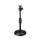 サンワサプライ CMS-STN1BK WEBカメラ用卓上スタンド(スマホホルダー付き) アクセサリ カメラアクセサリ SANWA SUPPLY 送料無料