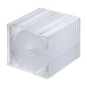 サンワサプライ FCD-PU30CLN Blu-ray・DVD・CDケース(スリムタイプ・30枚セット・クリア) アクセサリ メディアケース SANWA SUP...