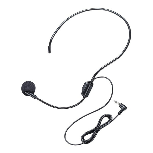 サンワサプライ MM-SPAMP9HM ヘッドマイク（MM-SPAMP9交換用) ペリフェラル スピーカー SANWA SUPPLY ..