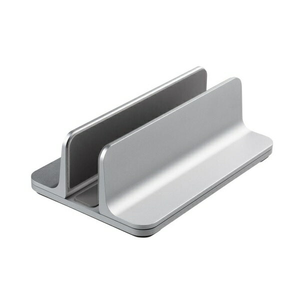 サンワサプライ PDA-STN90S ノートパソコンスタンド アルミ 縦置き 1台用 シルバー タブレット ペンタブレット