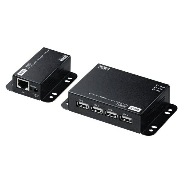 ����掠�ץ饤 USB-EXSET6 USB2.0�������ƥ���� 50m��Ĺ 4�ݡ��� AC�����ץ���° DIN�졼��/�ɸ����ǽ