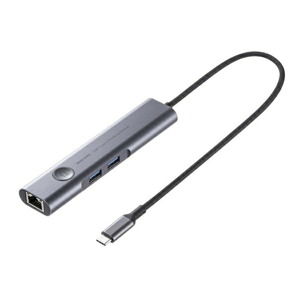 ����掠�ץ饤 USB-5TCHLP16GM USB�ϥ� �ݡ��ȿ� 2���� �Ÿ����� �Х��ѥ ���󥿡��ե����� �ѥ�����¦ USB3.2 Gen1 Type-C USB����¦ Type-Ax2/HDMIx1/LANx1