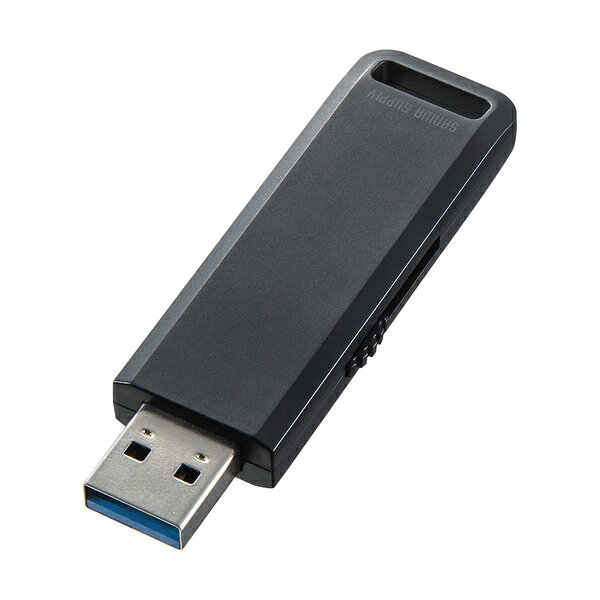 サンワサプライ UFD-3SL8GBK USB3.2 Gen1 メモリ 8GB ブラック パソコン周辺機器 USBメモリー USBフラッシュメモリー USBメモリ USBフラッシュメモリ USB