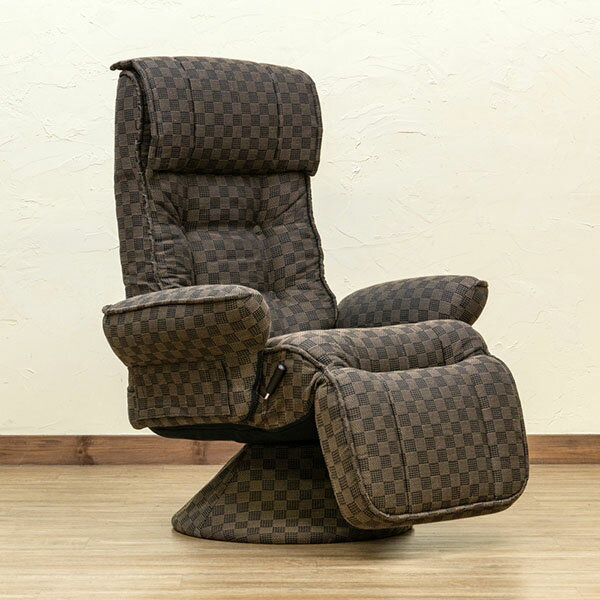 低反発入り レバー式リクライニングチェア [2]