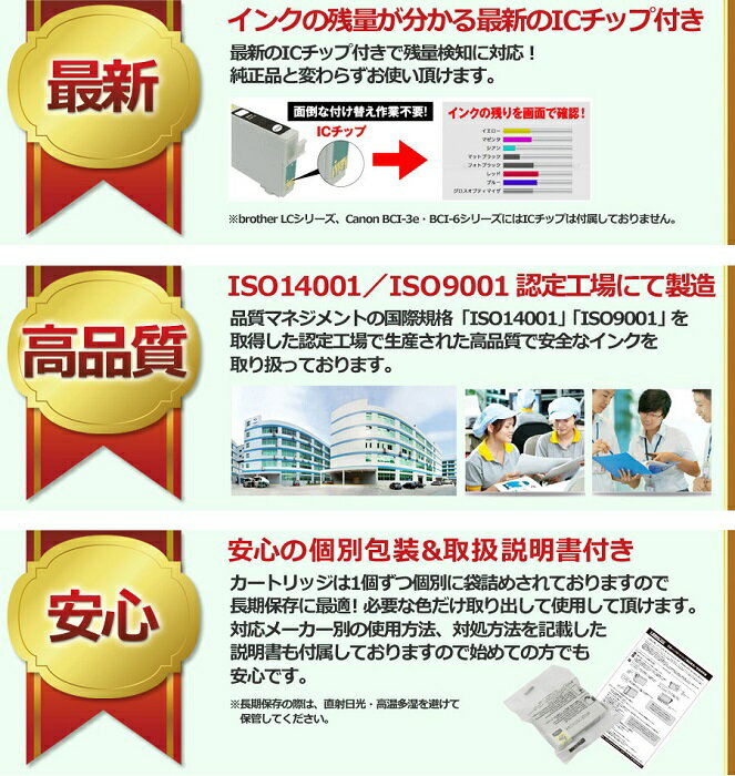 BCI-326+325 / 6MP キャノン 【 互換インクカートリッジ 】 黒1個追加！ 残量表示機能付 【 3年保証 即日出荷 】 内容 ( BCI-325PGBK BCI-326BK BCI-326C BCI-326M BCI-326Y BCI-326GY 各1個+BK1個 ) CANON comp.ink