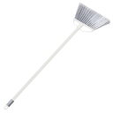 【24個セット】 日本クリンテック ka:z clean 床用ホーキ + チリトリ ホワイト 清掃 衛生用品 清掃用品 ほうき 床用ほうき 機能美 実用性 カージィクリーン スチールパイプ 吊り下げフック付き 弾力性 先割れ加工 ホワイトデー カージィ 塵取り