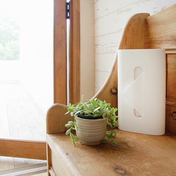 【12個セット】 オカ fill+fit 3WAYティッシュケース ホワイト 我が家べんり化計画 ティッシュケース ティッシュボックス ティッシュ ペーパー ケース シンプル キッチン 台所 コンパクト スペース節約 壁掛け プラスチック 軽量 耐熱 便利 [3]