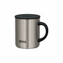 サーモス 真空断熱マグカップ 350ml ステンレスマット JDG-352C 名入れ タンブラー 保冷 フタつき 保温 取っ手付き 蓋付き 持ち運び 名前入り コーヒー 実用的 女性 男性 カップ 卒業式 マグカップ 刻印 保冷保温 二重構造 名入れタンブラー