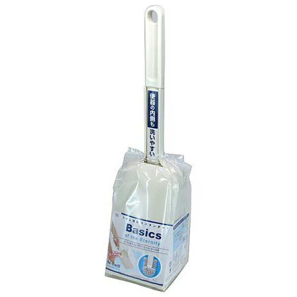 オーエ リフレ3　トイレブラシエールケース付　W ホワイト(W) 80432 日用品 掃除用品 トイレ用ブラシ トイレタリー トイレ用品 ブラシ ホワイト トイレブラシケース付 エール トイレ掃除 便器 キレイ 水切り 清潔 衛生的 シンプル トイレブラシ