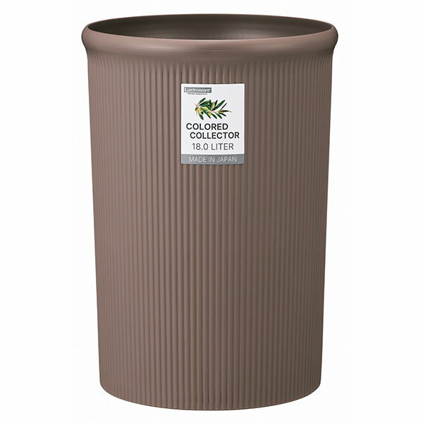 岩崎工業 カラードコレクター L トープ L-1062 WH ゴミ箱 部屋 リビング ダストボックス 丸型 インテリア ホワイトデー ゴミ入れ くずかご ホワイト スプリング 書斎 フローリング 和室 デザイン 素材 ポリプロピレン