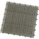 【60個セット】 山崎産業 コンドル 若草ユニット 30×30cm グレー E-V 人工芝 ジョイント ベランダ ガーデン マット テラス マンション 屋外 屋内 はめ込み 床材 屋上 ガーデニング ヤマザキ 本駒 ジョイント芝マット 水はけ 正方形 玄関(4)