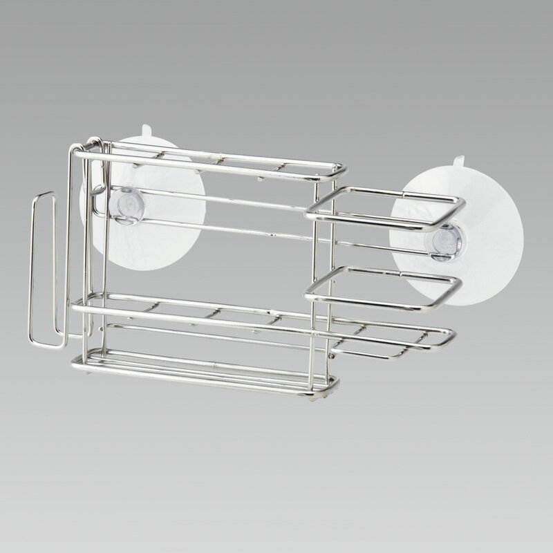 レック ステンレス 歯ブラシホルダー スリム 吸盤 (歯ブラシスタンド) BB-082 歯ブラシスタンド サビにくい コップホルダー付 洗面所 ホワイトデー 歯ブラシ スタンド 置き ホルダー ワイヤー シンプル 洗面台 コップ 浴室 バス用品 収納 整理