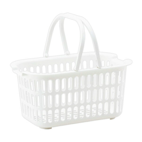 【6個セット】 レック ミニバスケット ホワイト BB-234 （収納かご） 収納カゴ お風呂 バスケット バス..