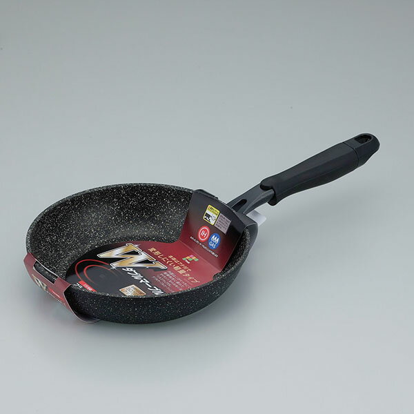 和平フレイズ ダブルマーブルα IH対応 フライパン 20cm RB-2111 調理用品 ダブルマーブル 耐摩耗性アップ マーブルコート くっつきにくい ブラック 耐摩耗性 ホワイトデー キッチン雑貨 調理器具 キッチン用品 お弁当 小さい ふっ素樹脂加工