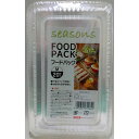 【10個セット】 大和物産 seasons フードパック M 20枚入 シーズンズ 使い捨て容器 食品容器 テイクアウト 弁当 飲食店 使い捨て弁当箱 祭り イ...