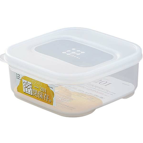 イノマタ化学 イデアル正角小 浅型 ID−201 保存容器 保存ケース お弁当箱 おかず 乾物入れ クリアー プラスチック シール容器 イデアル 食品保存容器 キッチン 密閉容器 クリア 使用時