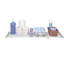 【10個セット】 積水樹脂 つっぱり棚 強力 63〜95cm 伸縮 強力パイプラック( つっぱり ラック ) M 積水樹脂商事 強力パイプラック ホワイト 突っ...