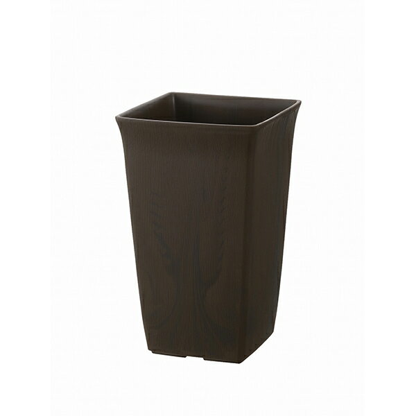 【40個セット】 リッチェル フォーレ スクエアポット 8号 ダークブラウン(DB) 角型 深型 ダークブラウン ホワイトデー 園芸用品 ガーデニング用品 植木鉢 プラ鉢 ポット プランター 四角 園芸鉢 ガーデニング 木目調 ナチュラル プラスチック