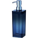 【40個セット】 アスベル ディスペンサー スクエア 550ml ネイビーブルー N550 詰め替えボトル シャンプーボトル リフィルボトル 詰め替え 最後まで...