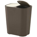【12個セット】 アスベル 分別ゴミ箱 15L ルクレール 分別くず入れ ブラウン ダストボックス 出産 お返し プチギフト 分別 中仕切り付 ワンプッシュオー...