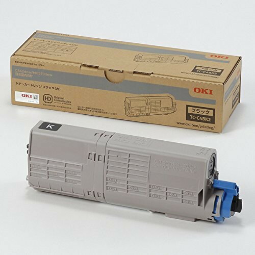 沖データ TC-C4BK2 トナーカートリッジ(大) ブラック トナー交換 プリント カートリッジ 大容量 純正 ..