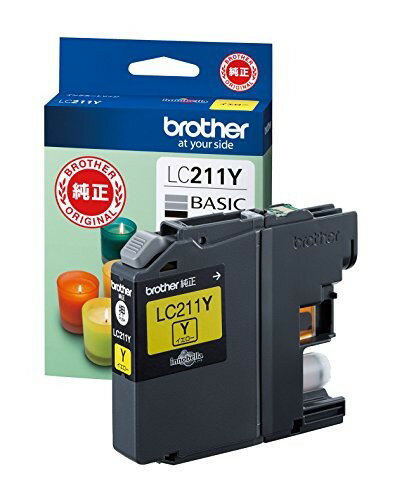 【正規代理店】 ブラザー LC211Y 工業 【brother純正】インクカートリッジイエロー 対応型番:DCP-J968N DCP-J767N DCP-J567N MFC-J887N MFC-J737DN