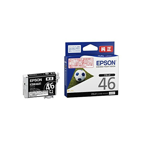 【正規代理店】 エプソン ICBK46A1 EPSON 純正 インクカートリッジ サッカーボール ブラック