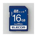 【正規代理店】 エレコム MF-FS016GU11R ELECOM SDHCメモリカード 16GB Class10 UHS-I
