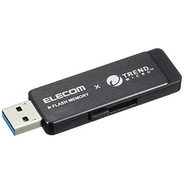 楽天ウルマックス 楽天市場店ELECOM USB3.0メモリ/トレンドマイクロ製ウイルス対策/32GB/ブラック