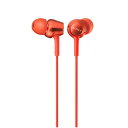 【2個セット】 ソニー MDR-EX255AP-R マイク&コントローラー搭載 ダイナミック密閉型カナルイヤホン レッド(2)