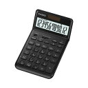 【10個セット】 カシオ JF-S200-BK-N スタイリッシュ電卓(12桁) ブラック