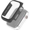 【10個セット】 エレコム AW-44CSPCGBK Apple Watch 44mm フルカバーケース ガラス ブラック(2)