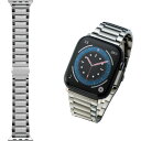 【10個セット】 エレコム AW-44BDSS3SV Apple Watch 45 44 42mm バンド プレミアムステンレス 3連タイプ シルバー