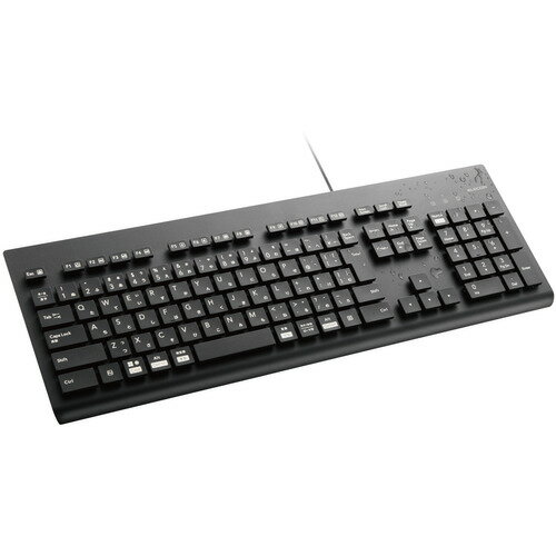【2個セット】 エレコム TK-WS01UMKBK キーボード 有線 メンブレン式 フルサイズ 洗える 抗菌 ブラック TKWS01UMKBK